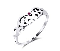 Europe Style Silver Ring TSR-07